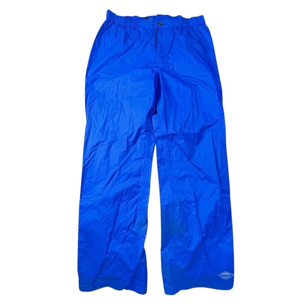 Columbia Unisex Blue Packable Rain Pants Omni-Tech Size L‎